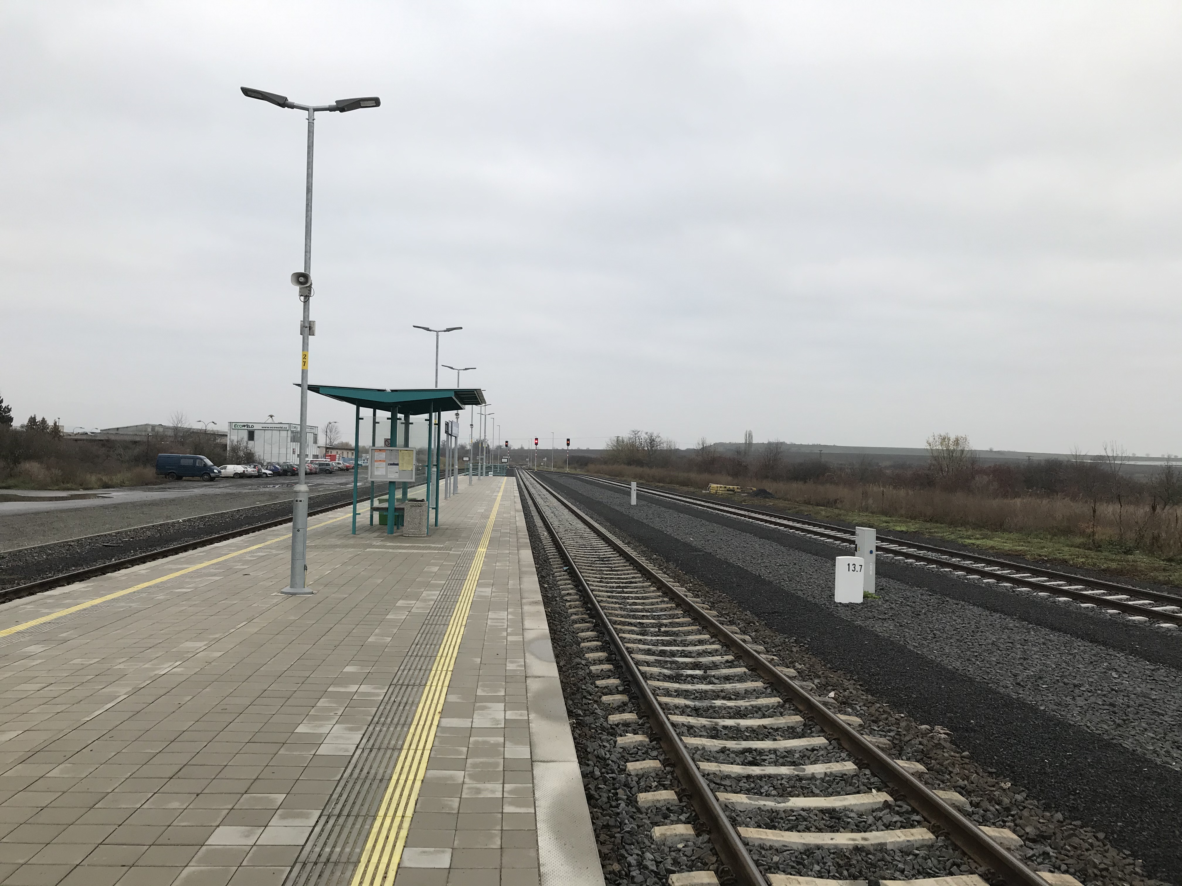 Železniční trať, Lovosice - Louny - Jernbanearbejde