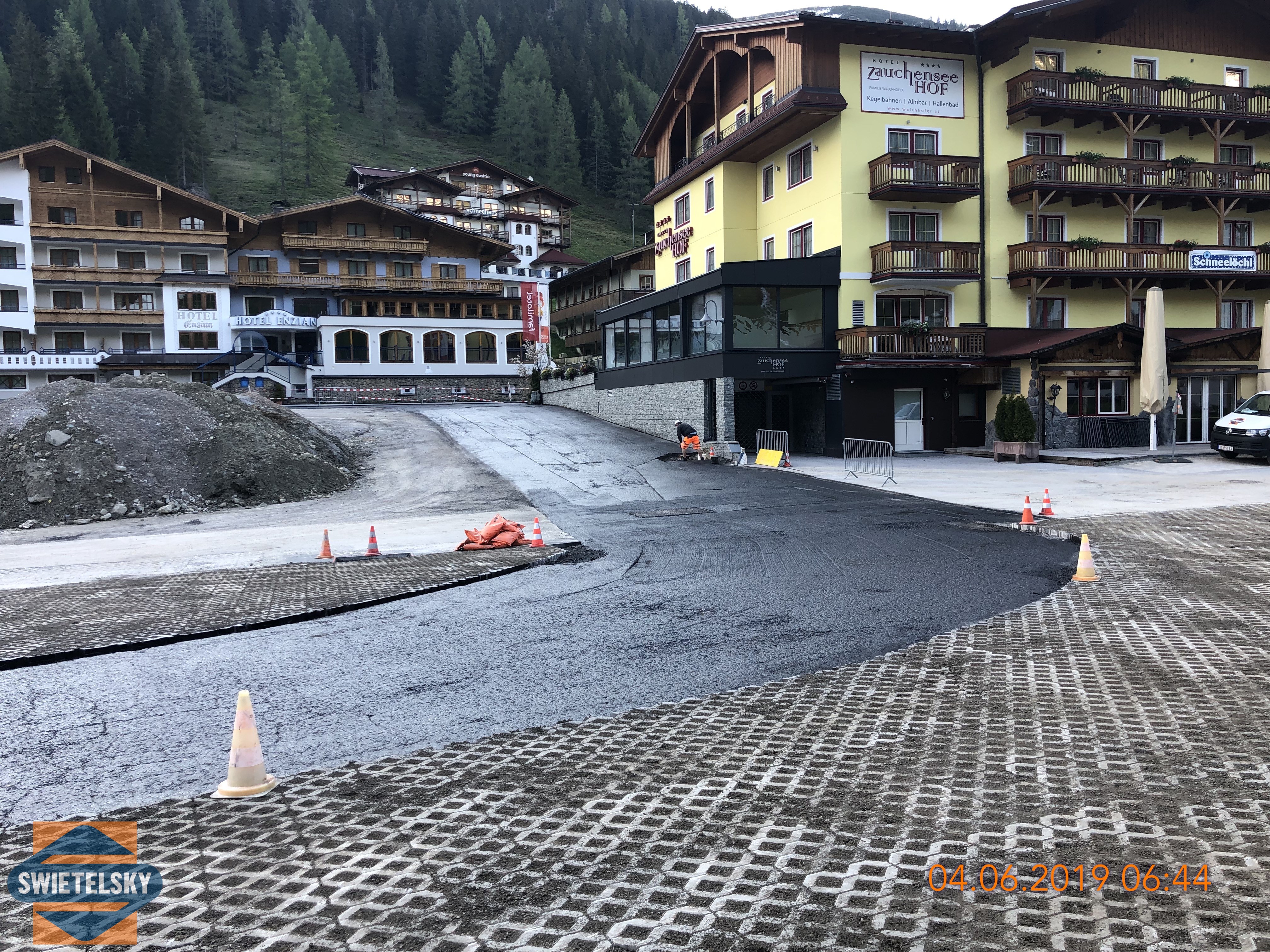 Zauchensee Liftgesellschaft Parkplatzsanierung - Vej- og brobyggeri