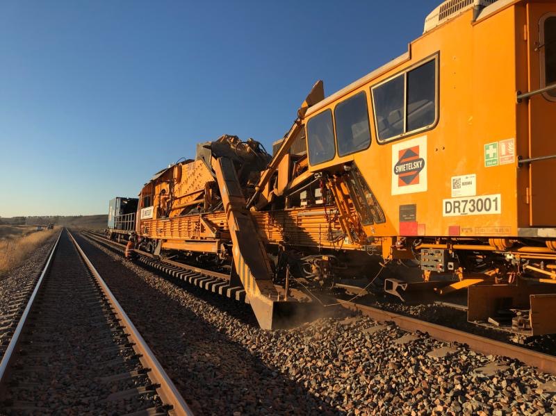 ARTC Hunter Valley Ballast Cleaning - Jernbaner