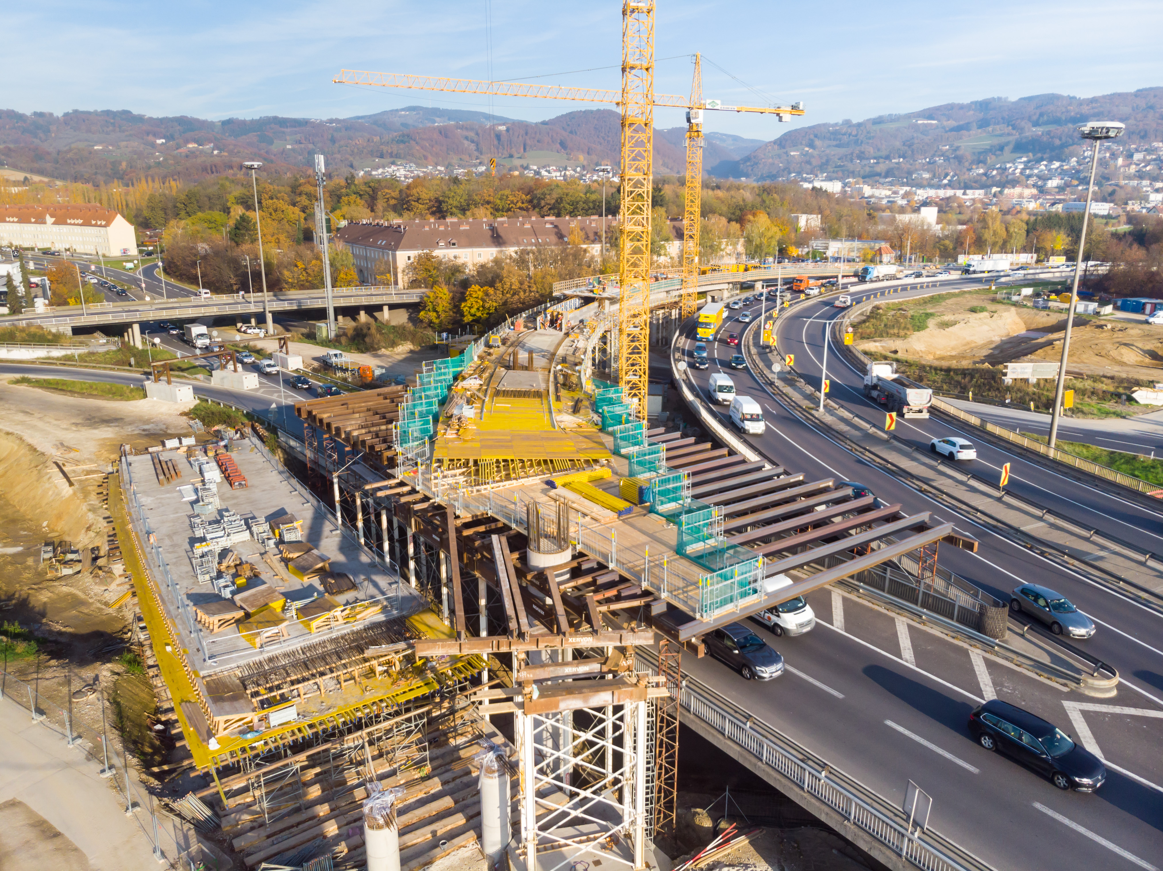 Linz A7 Bypassbrücken  - Vej- og brobyggeri