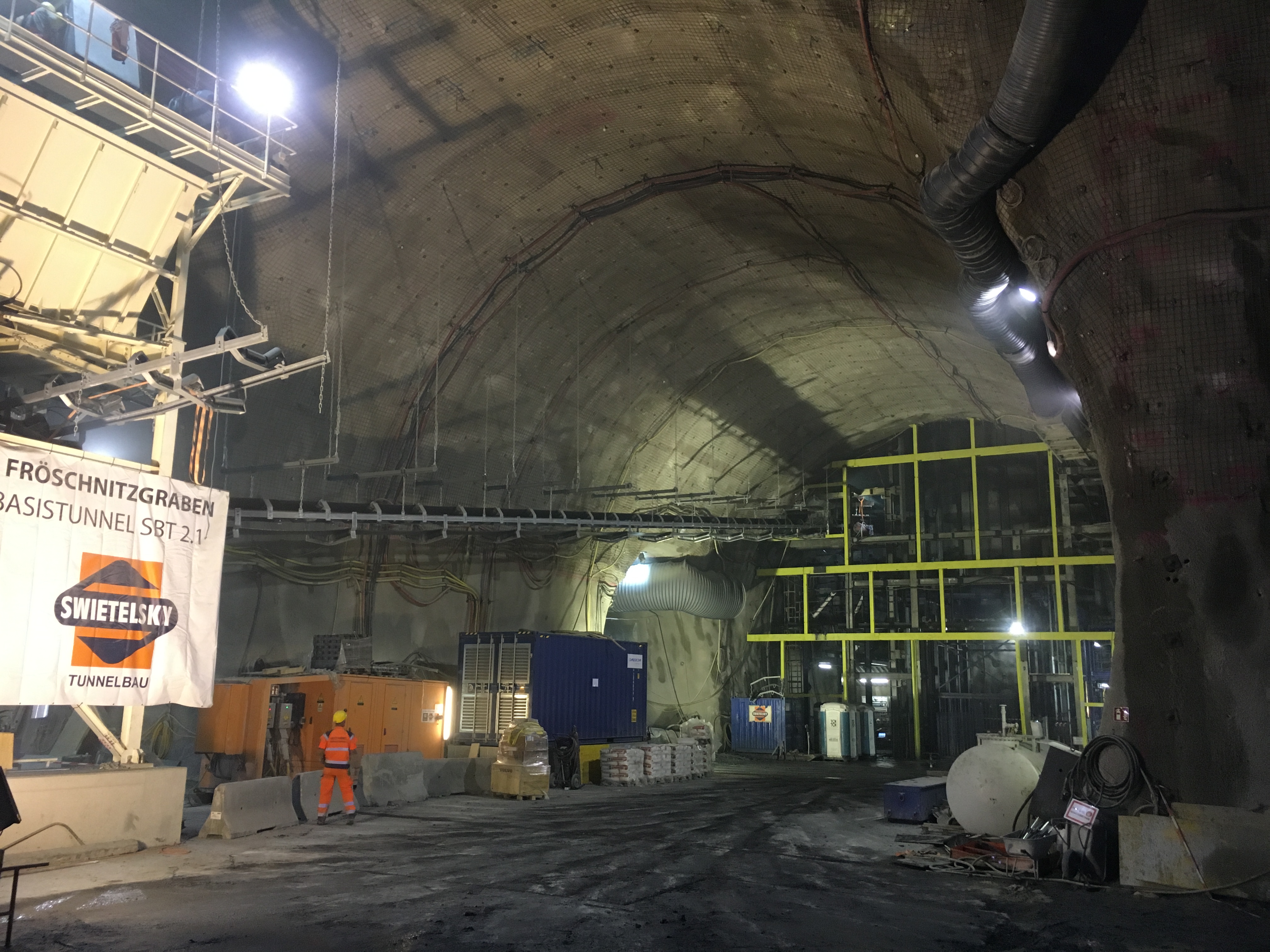 Semmering Basistunnel - SBT 2.1 Fröschnitzgraben - Tunnelarbejde