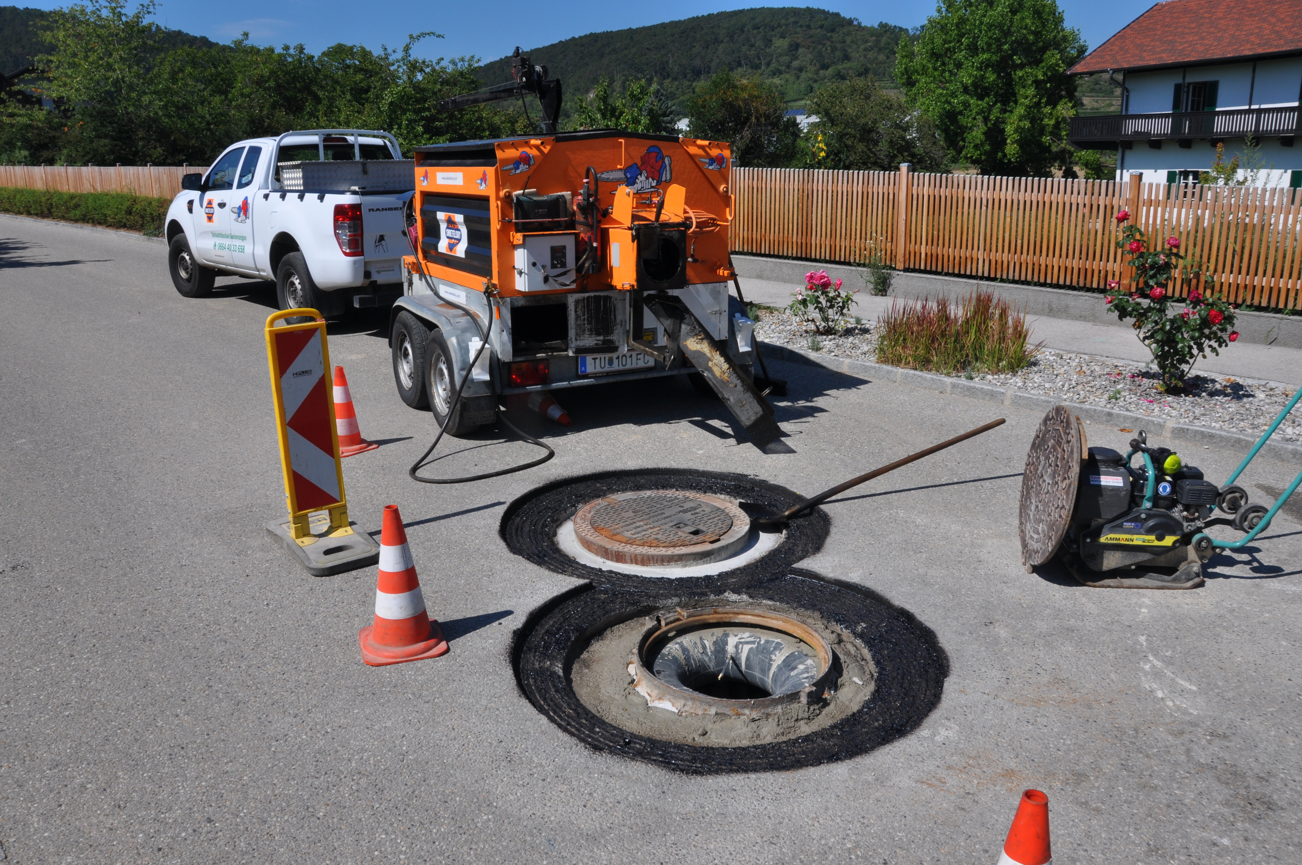 Schachtdeckel sanieren, heben und angleichen - Special kompetencer