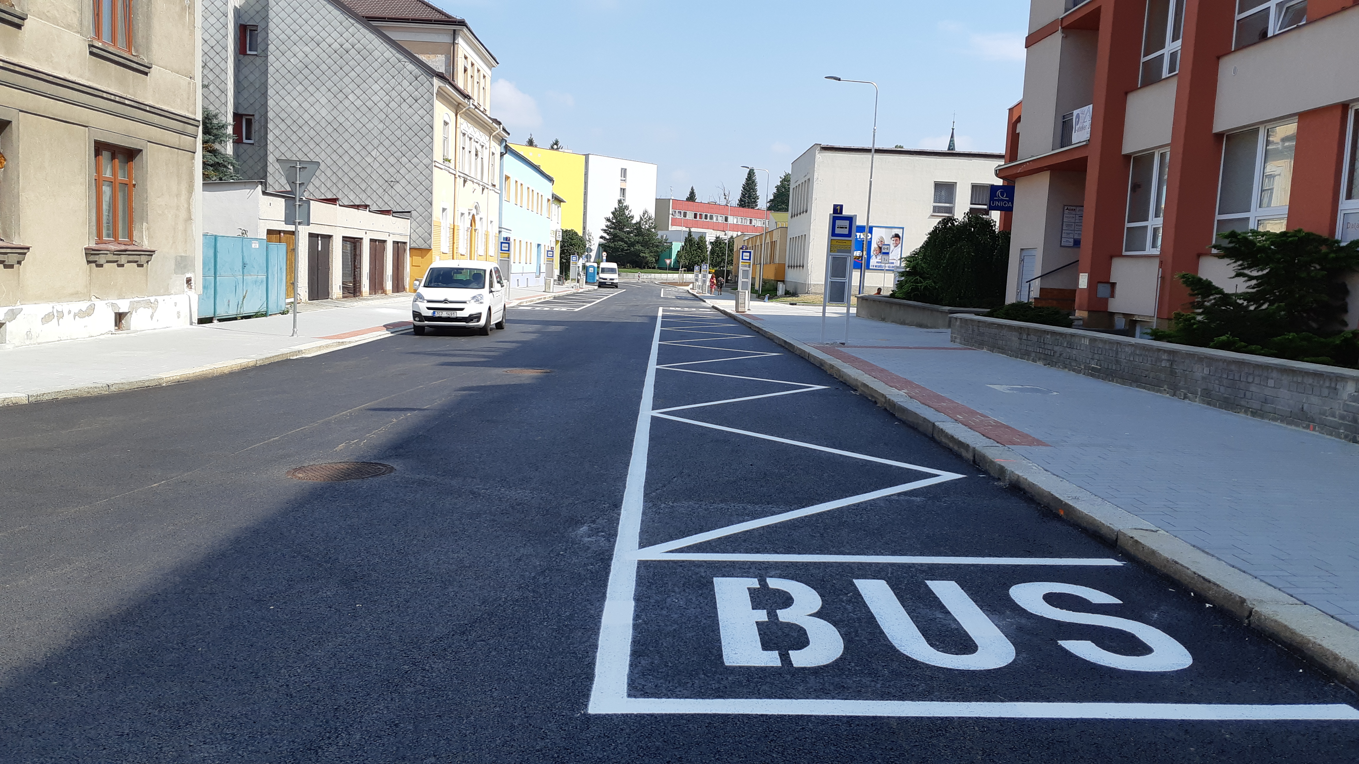 Jindřichův Hradec – rekonstrukce ul. Pravdova, terminál MHD - Vej- og brobyggeri