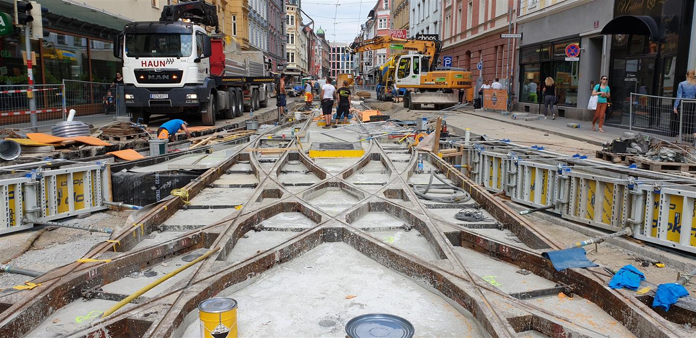 Sanierung Anichstraße/ Bürgerstraße  - Byggevirksomhed