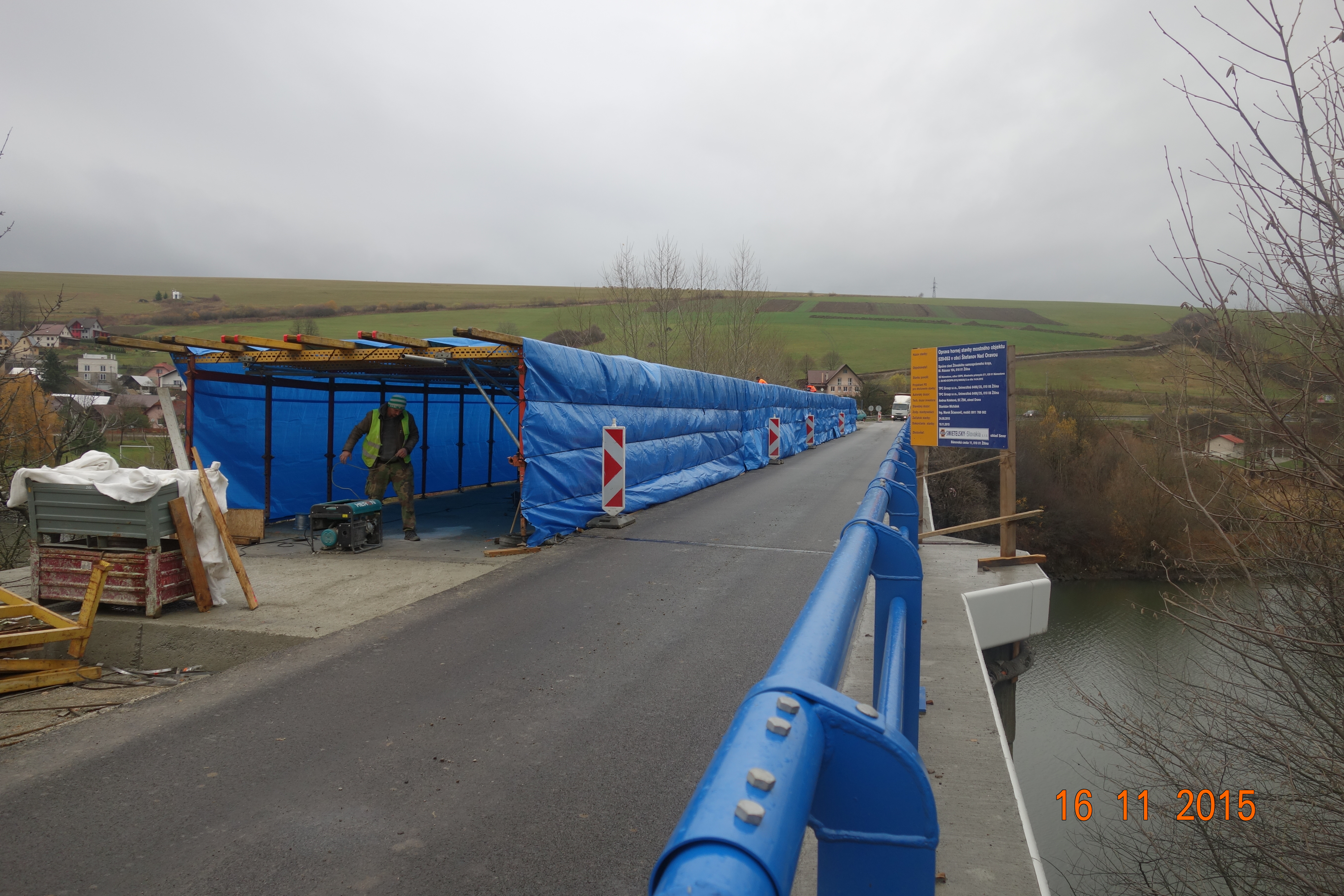 Modernizácia hornej stavby mostného objektu 520-053  podľa projektovej dokumentácie (84,50 m) - Vej- og brobyggeri