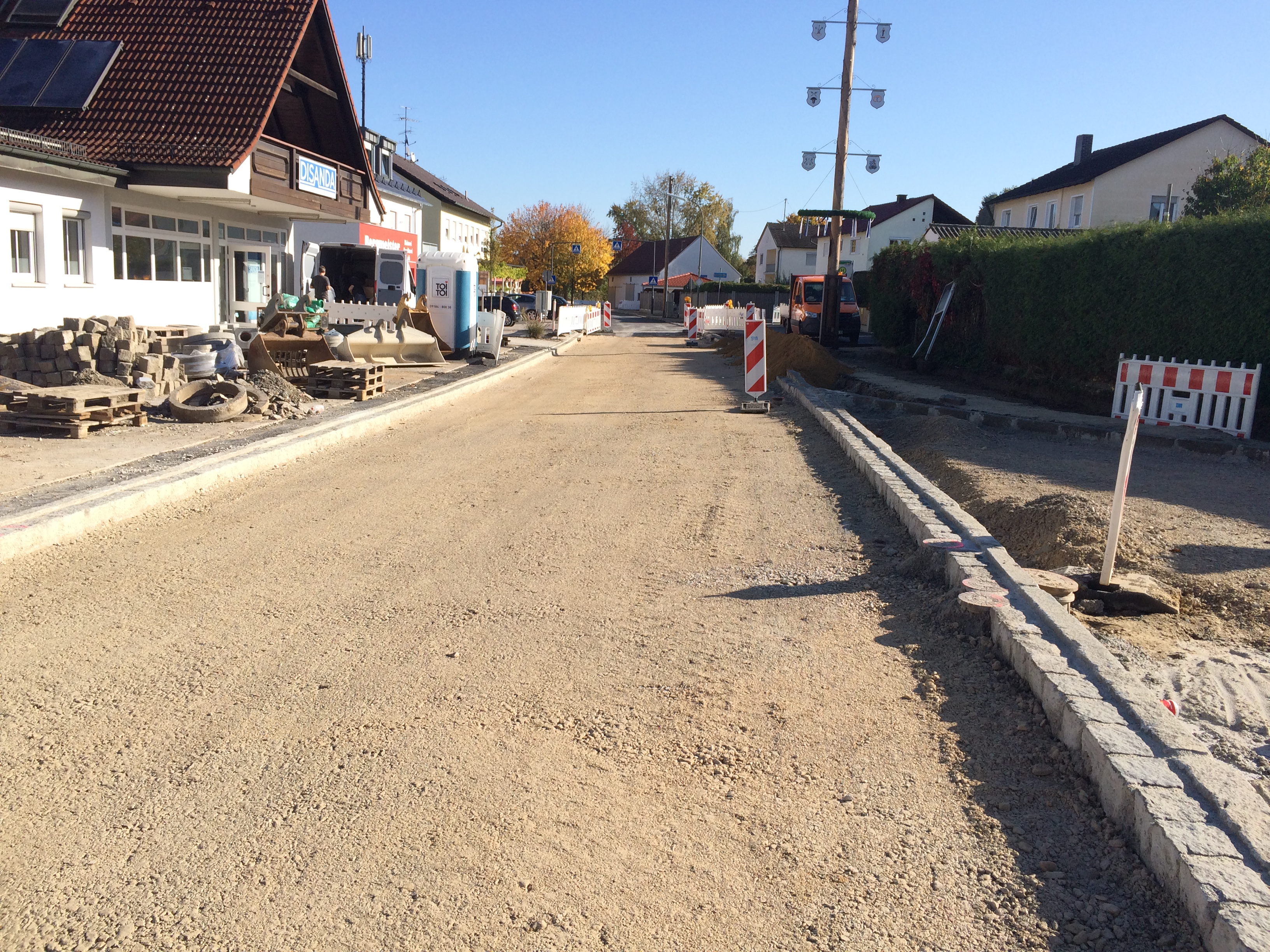 Straßenunterhalt 2019 - Stadtwerke Pfaffenhofen - Neubau Niederscheyerer Straße - Byggevirksomhed