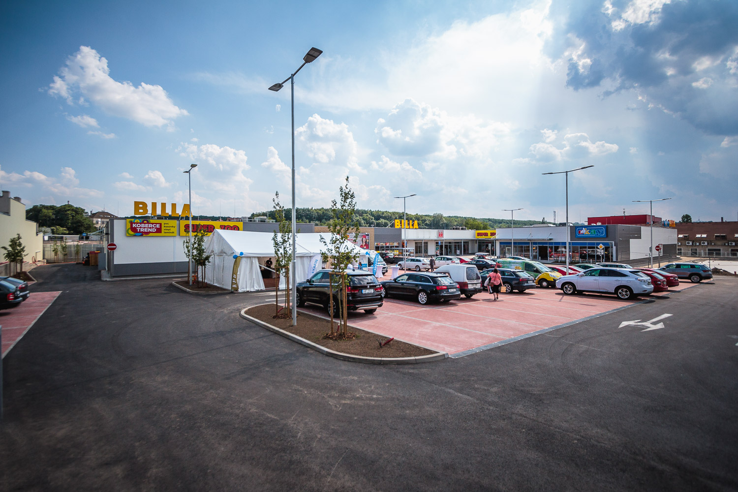 Praha 9 – Retail Park Poděbradská - Byggearbejde