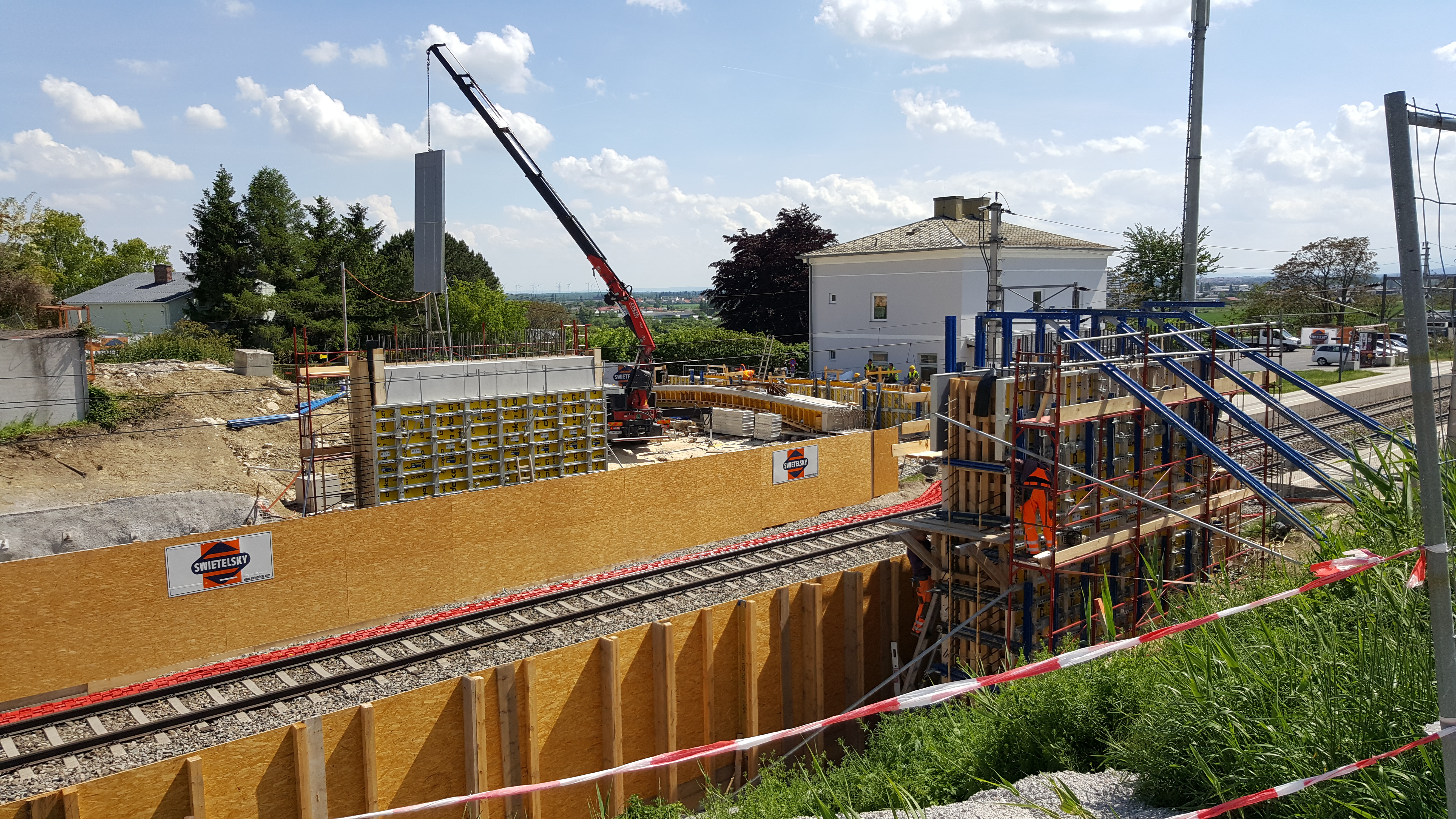 Überfahrtsbrücke Kottingbrunn - Vej- og brobyggeri