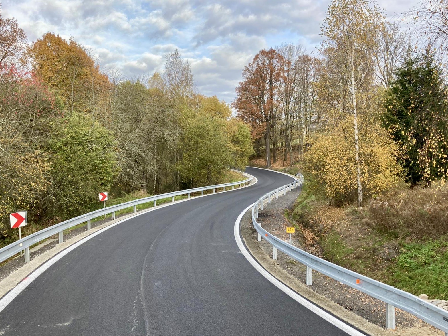 Silnice I/39 – rekonstrukce úseku Želnava–Záhvozdí - Vej- og brobyggeri
