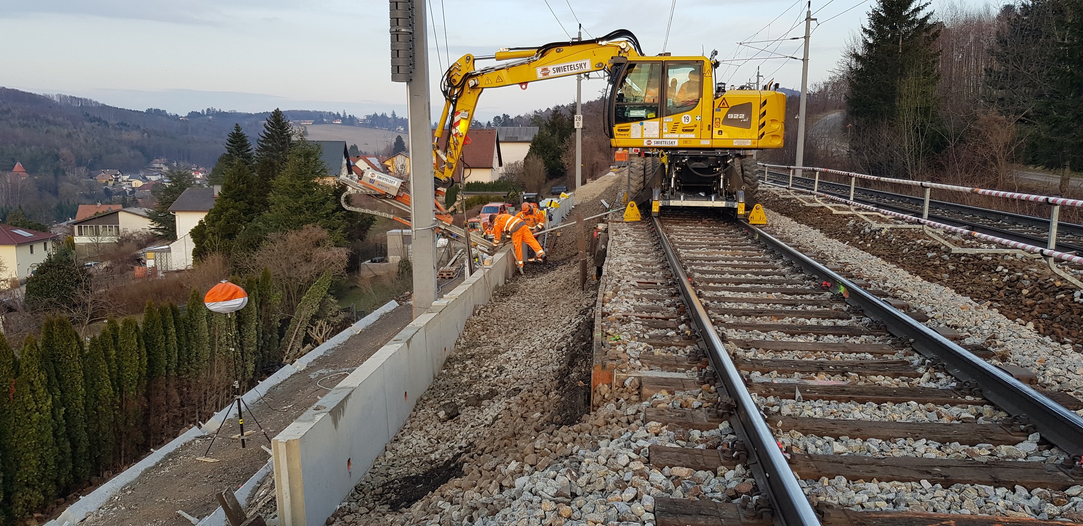 ÖBB Sofortmaßnahme Eichgraben - Byggevirksomhed