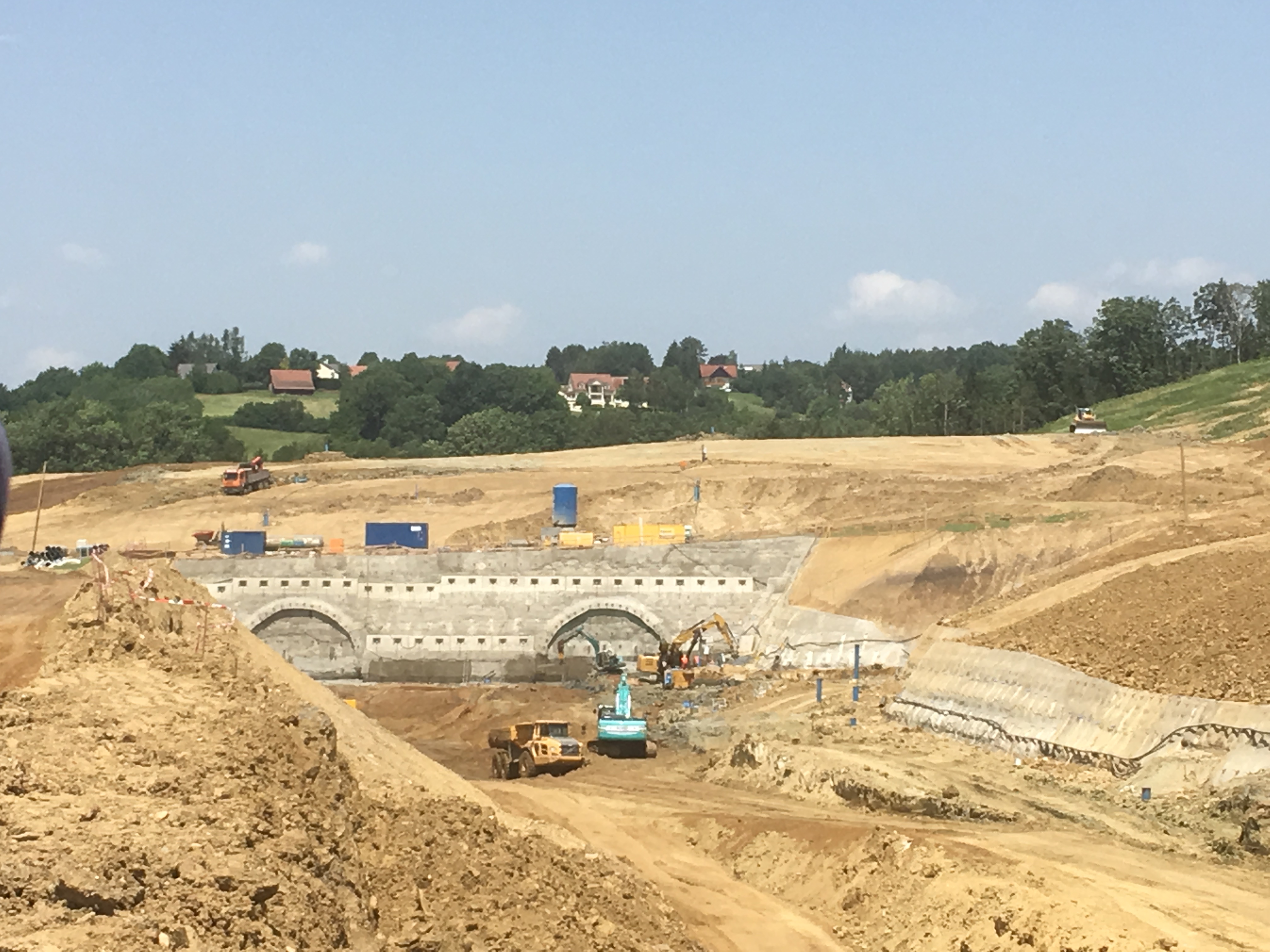 S7 Fürstenfelder Schnellstraße - Tunnel Rudersdorf - Tunnelarbejde