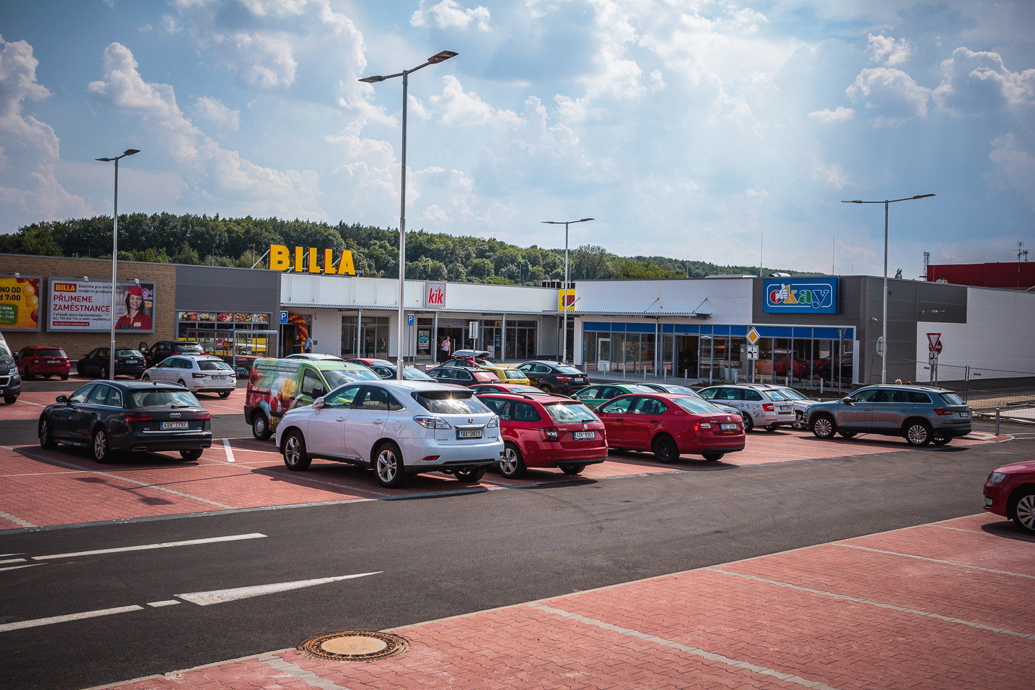 Praha 9 – Retail Park Poděbradská - Byggearbejde