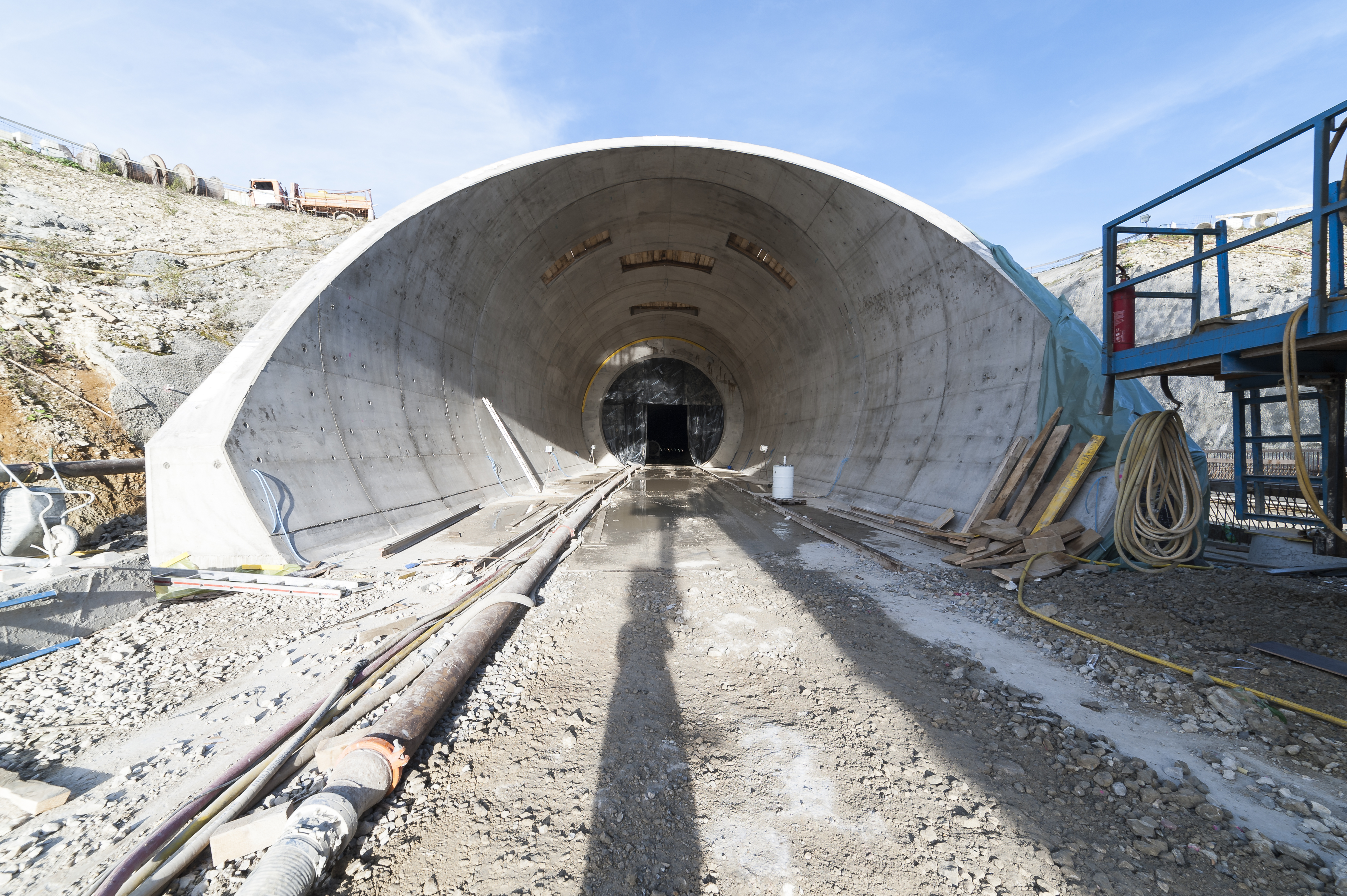 Tunnel Albaufstieg - Tunnelarbejde