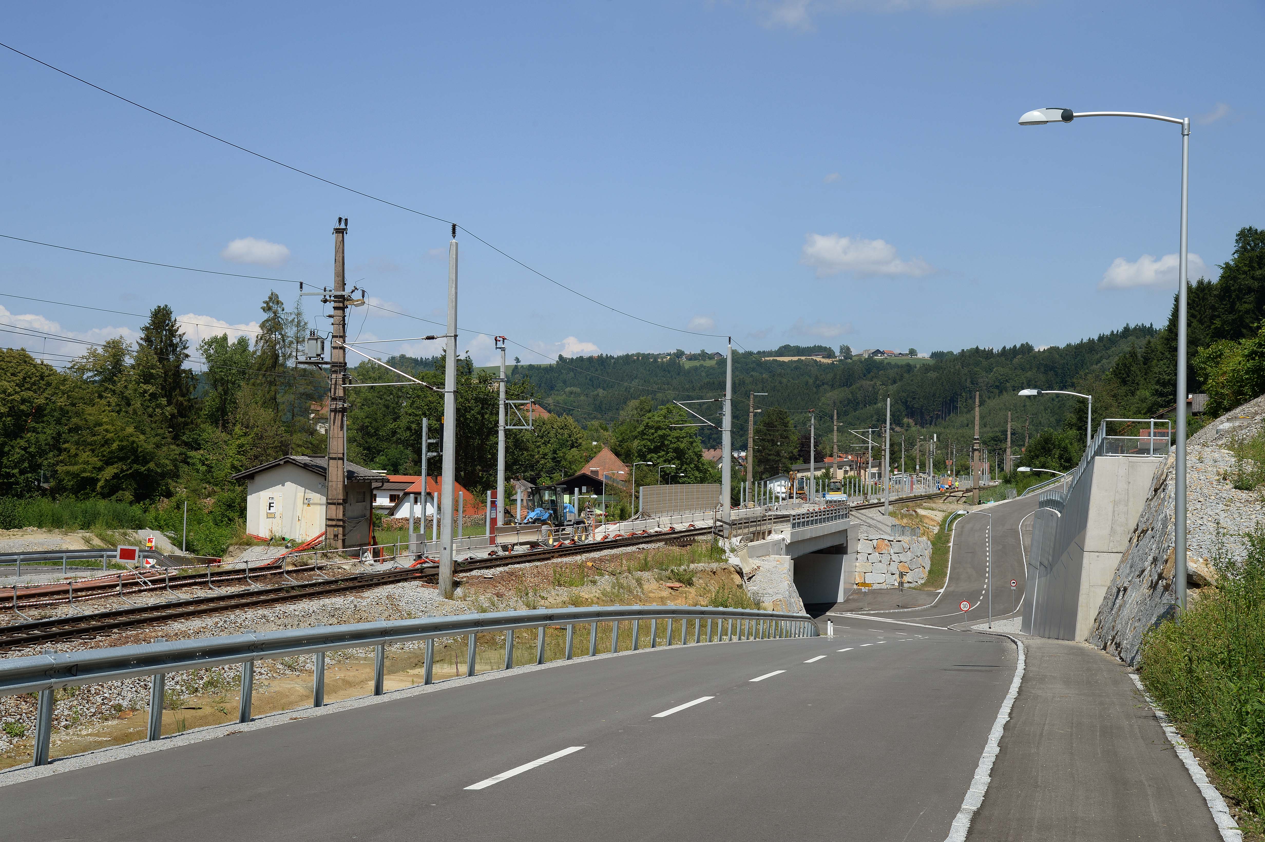 Umbau Bahnhof Wernstein - Jernbaner