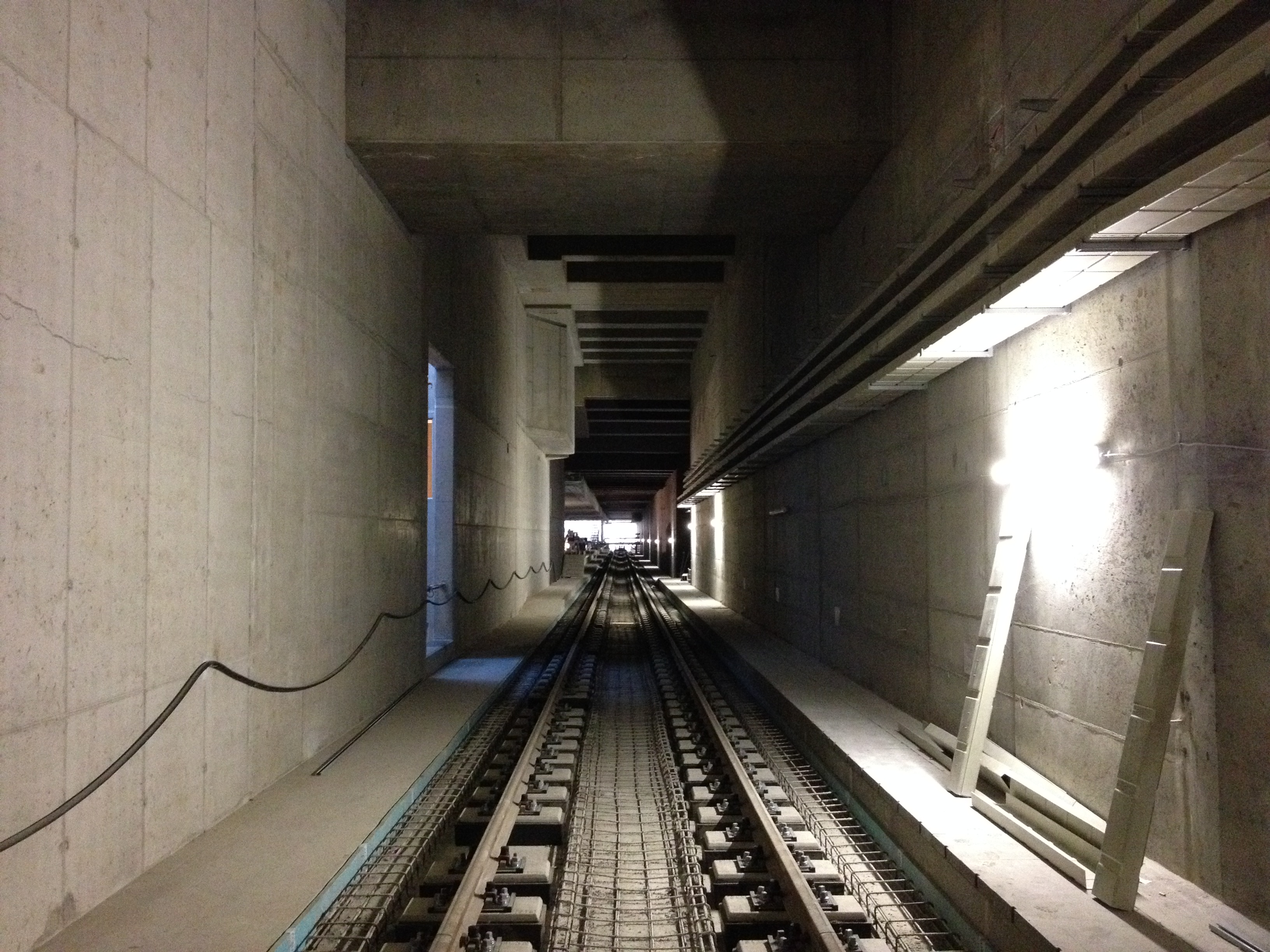 U-Bahn Wien - Baulos U1-8 Alaudagasse - Tunnelarbejde