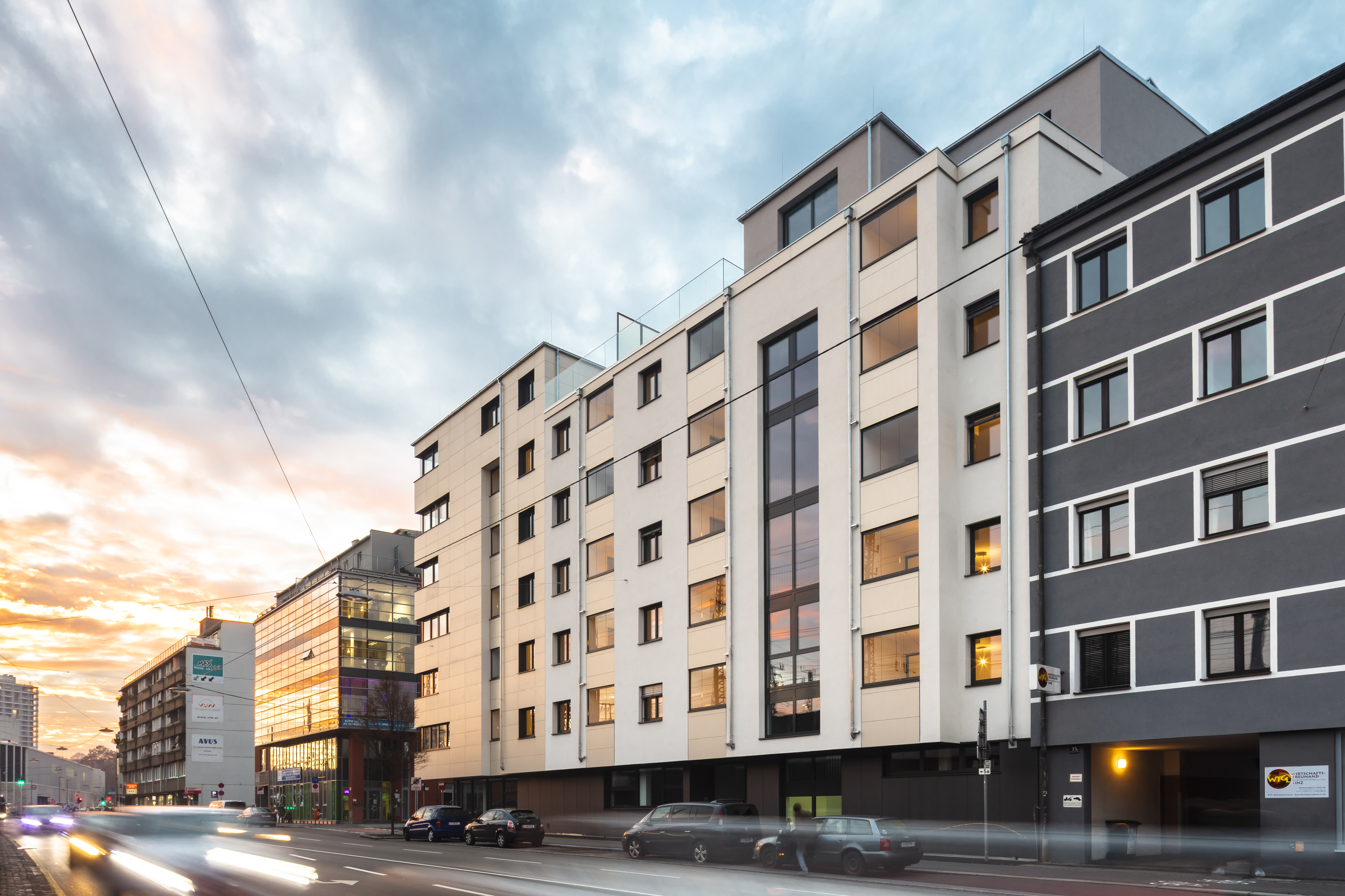 Neubau Wohnanlage Schubertstraße 47 - 49, 4020 Linz - Byggearbejde