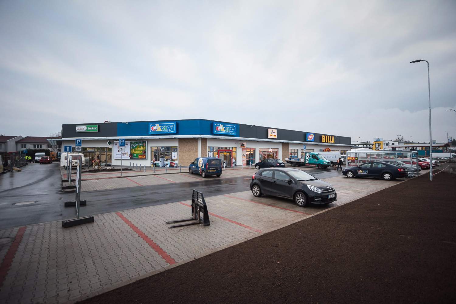 Vestec – Retail Park - Byggearbejde