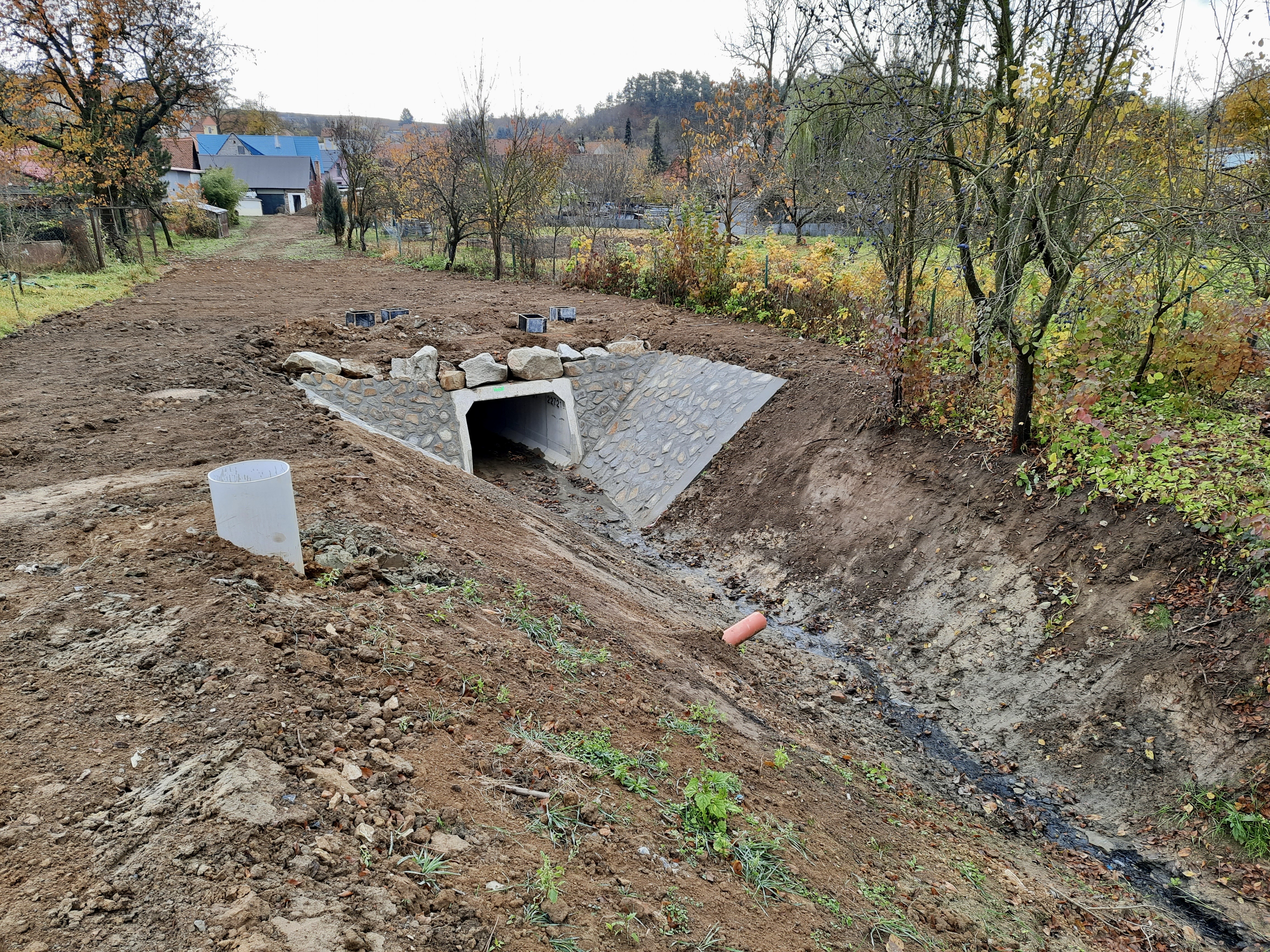 Ořechov a Vážany – vybudování společné ČOV - Byggevirksomhed