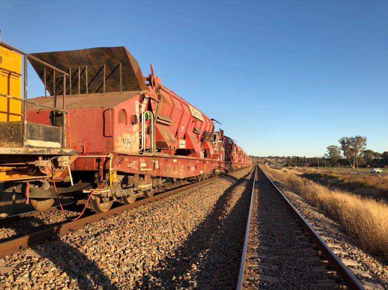 ARTC Hunter Valley Ballast Cleaning - Jernbaner