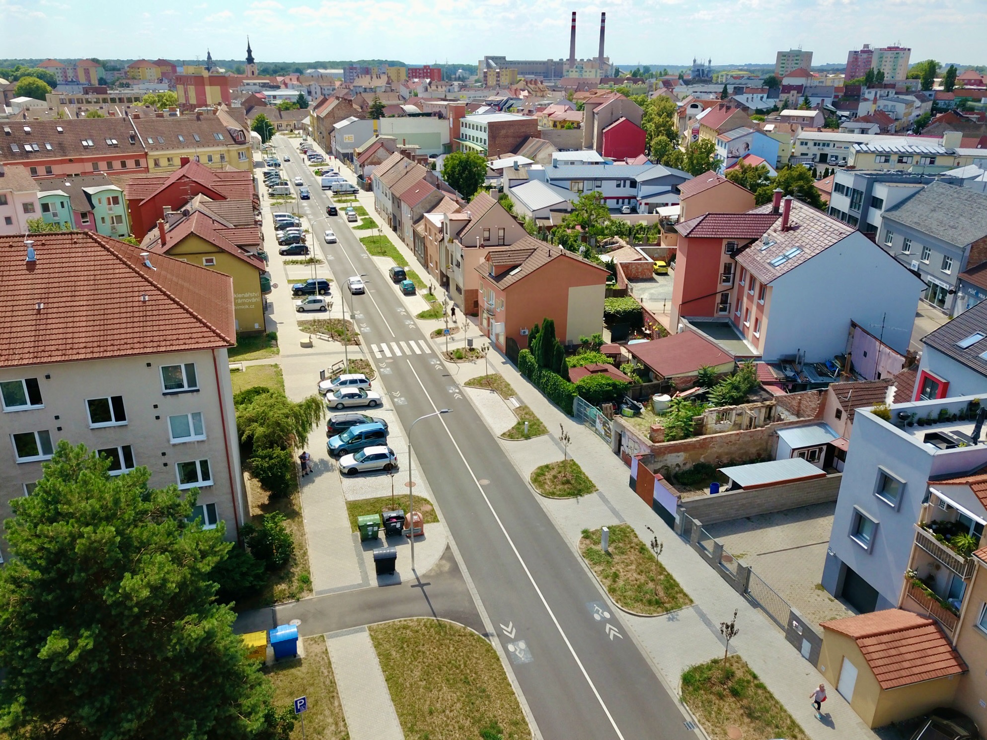 Hodonín – stavební úpravy ul. Měšťanská - Vej- og brobyggeri