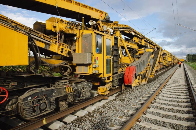 Gleisumbauzug RU 800 S (Mittel)