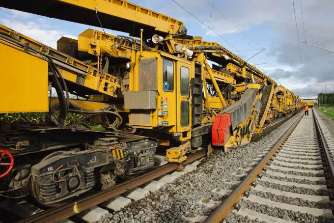 Gleisumbauzug RU 800 S (Mittel)