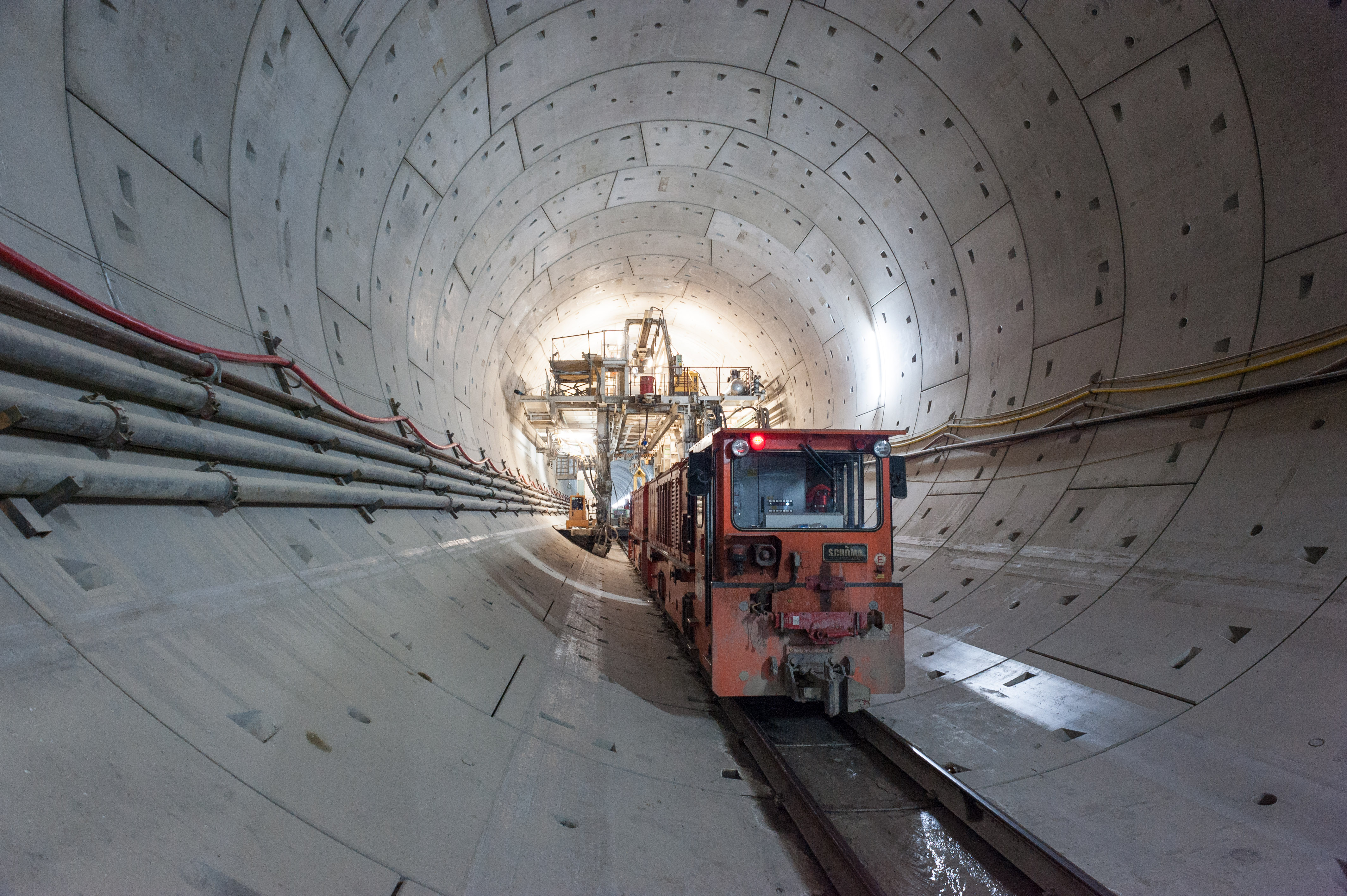 Tunnel Albaufstieg - Tunnelarbejde