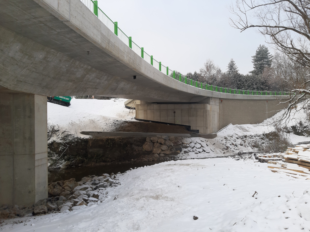 Silnice III/1354 – most přes říčku Smutná na úseku Bechyně–Radětice  - Vej- og brobyggeri