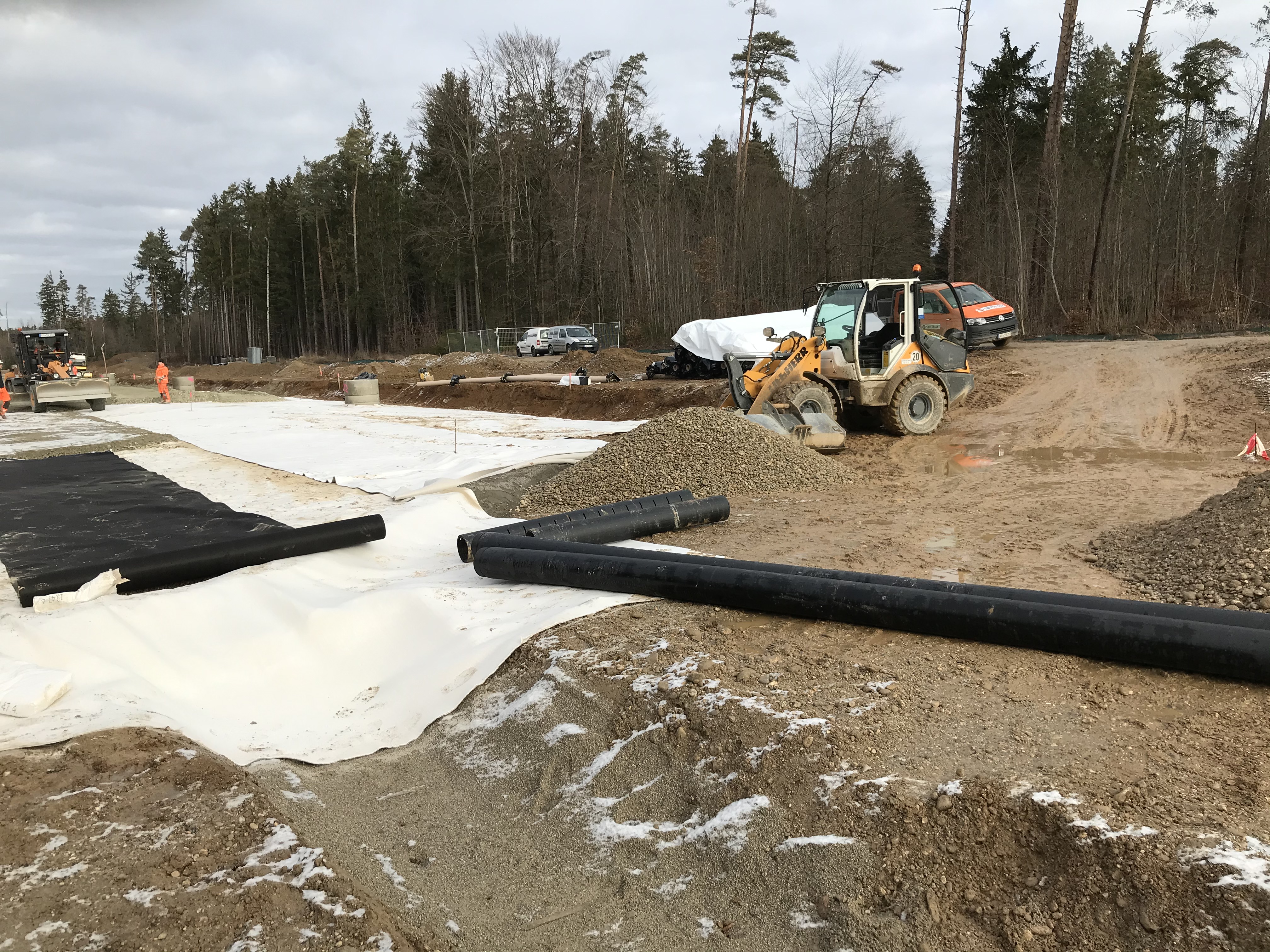 Erweiterung Zentraltorparkplatz - InfraServ Gendorf - Byggevirksomhed