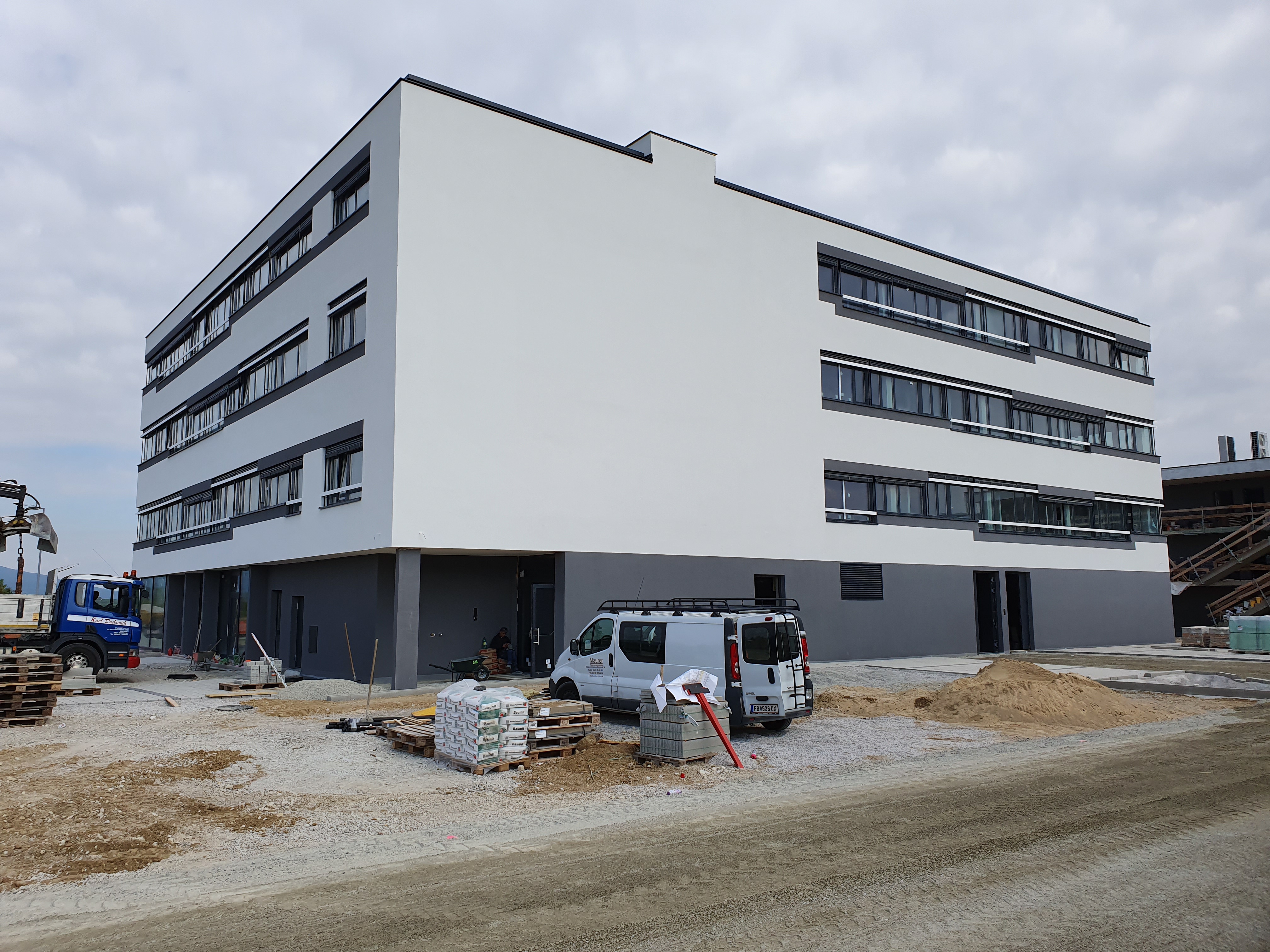 Bürogebäude, Office Base, Bad Vöslau - Byggearbejde