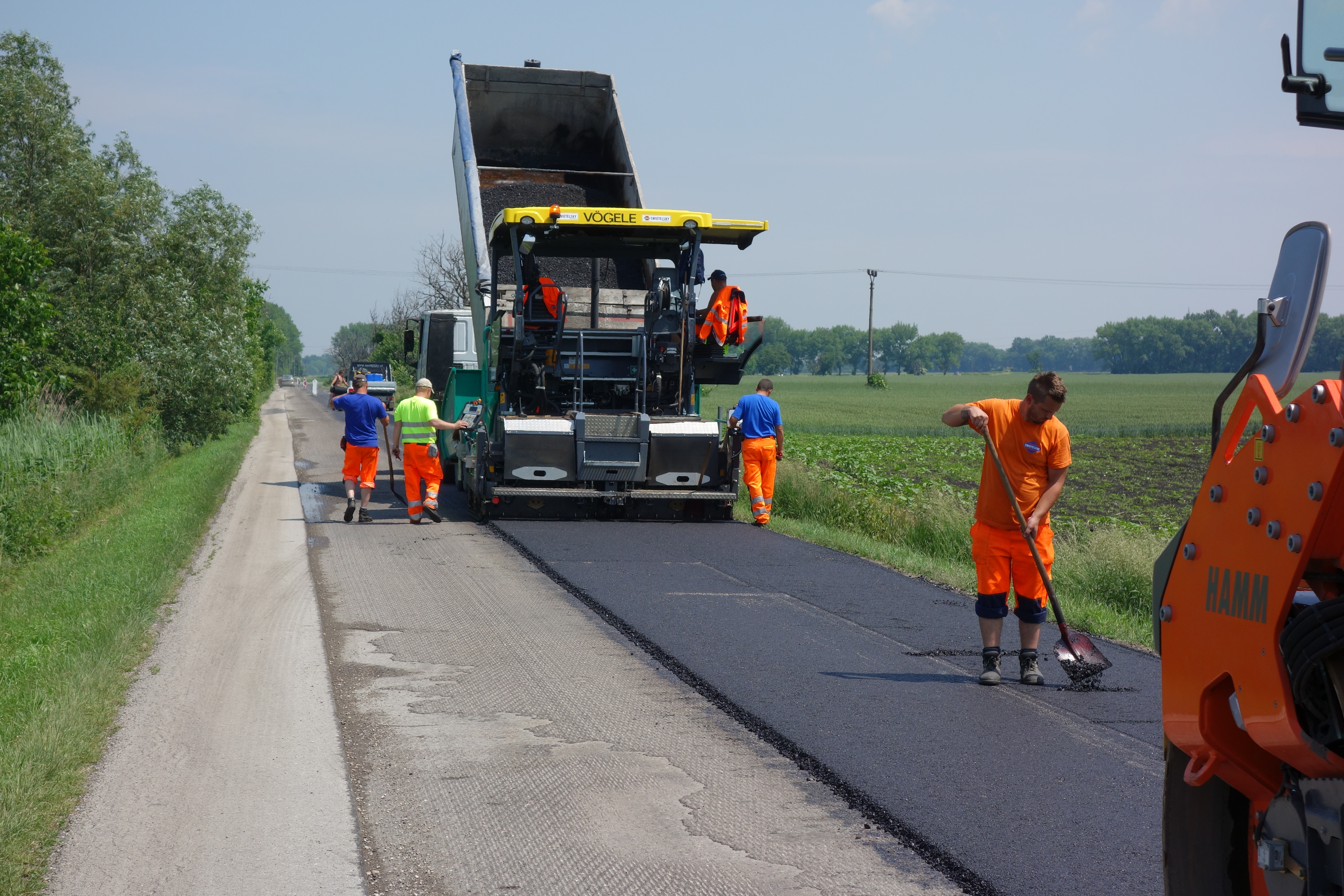 Rekonštrukcia cesty Kráľov Brod - Vej- og brobyggeri