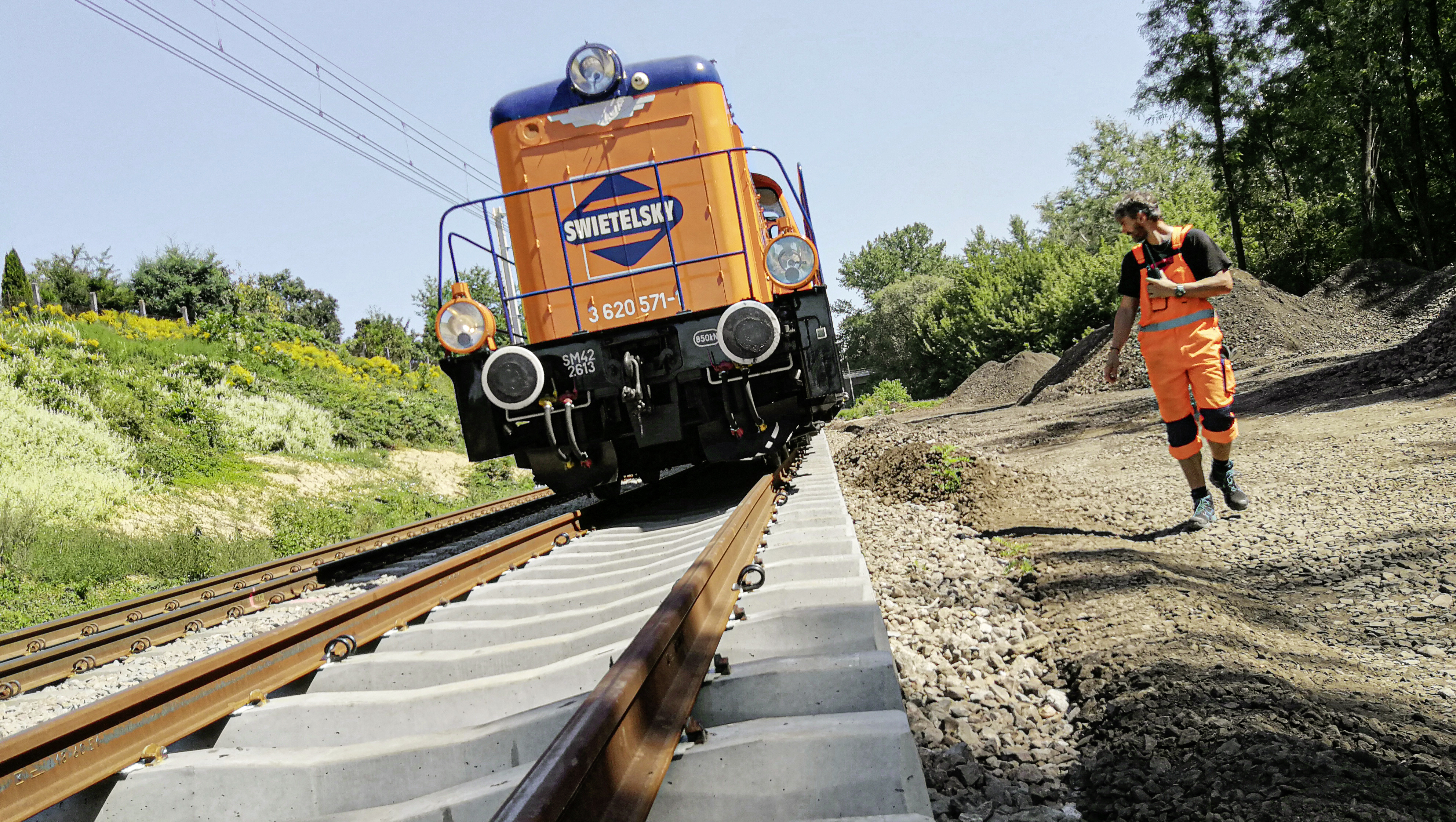 Prace budowlane na torze kolejowym, Railway 95 - Jernbanearbejde