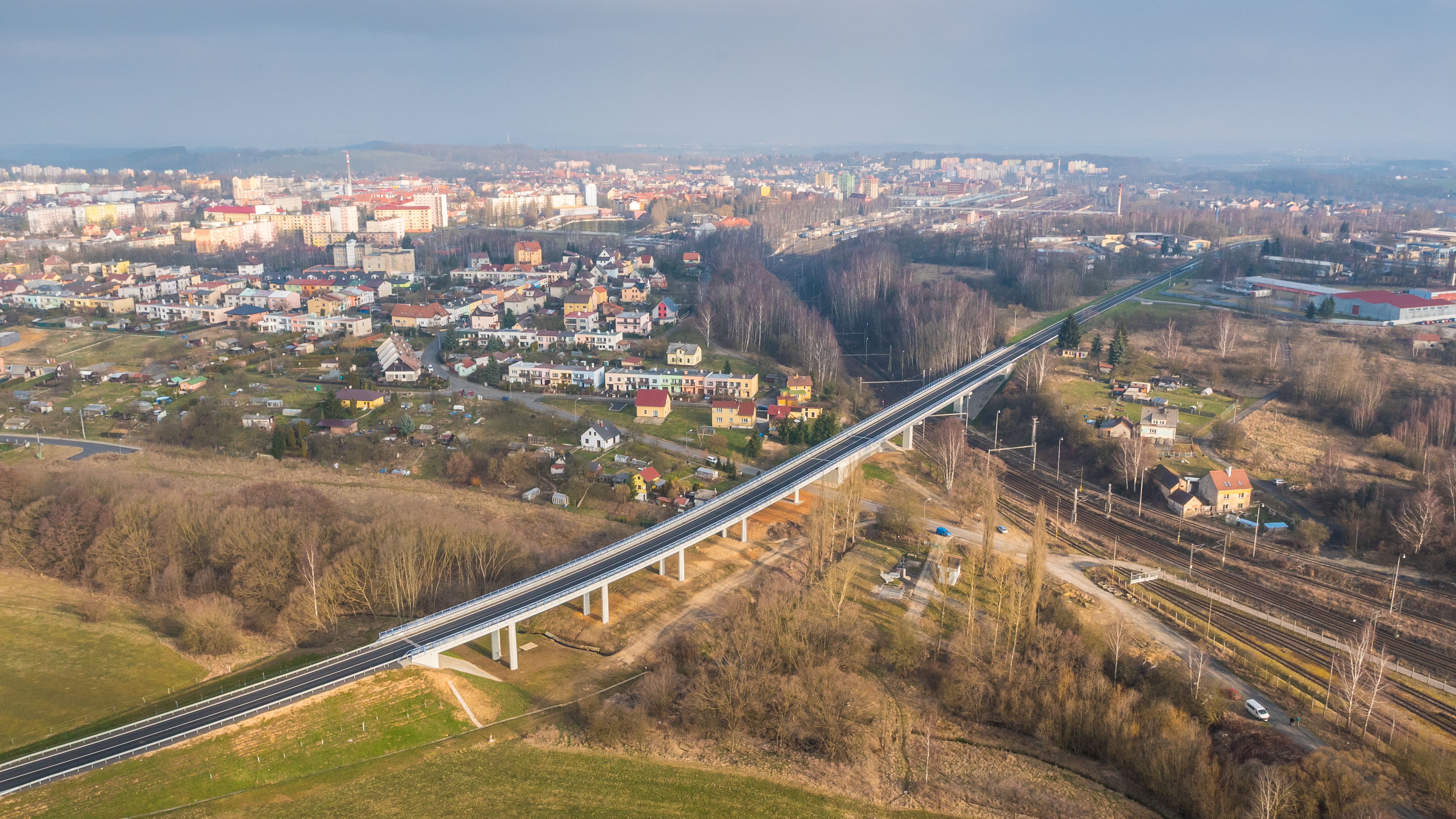 Silnice II/214 – jihovýchodní obchvat Chebu - Vej- og brobyggeri