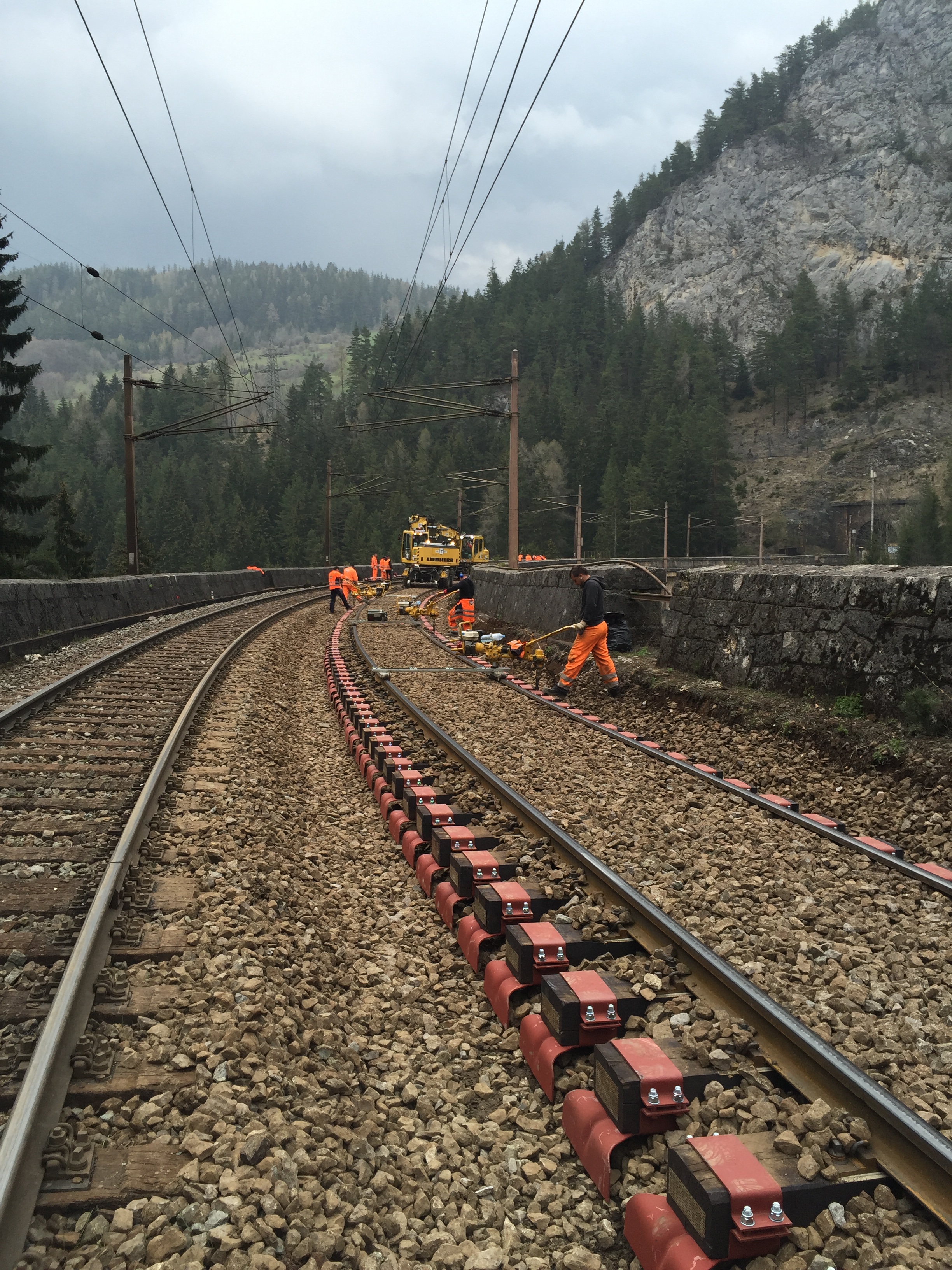 Gleisneulage Semmering - Jernbaner