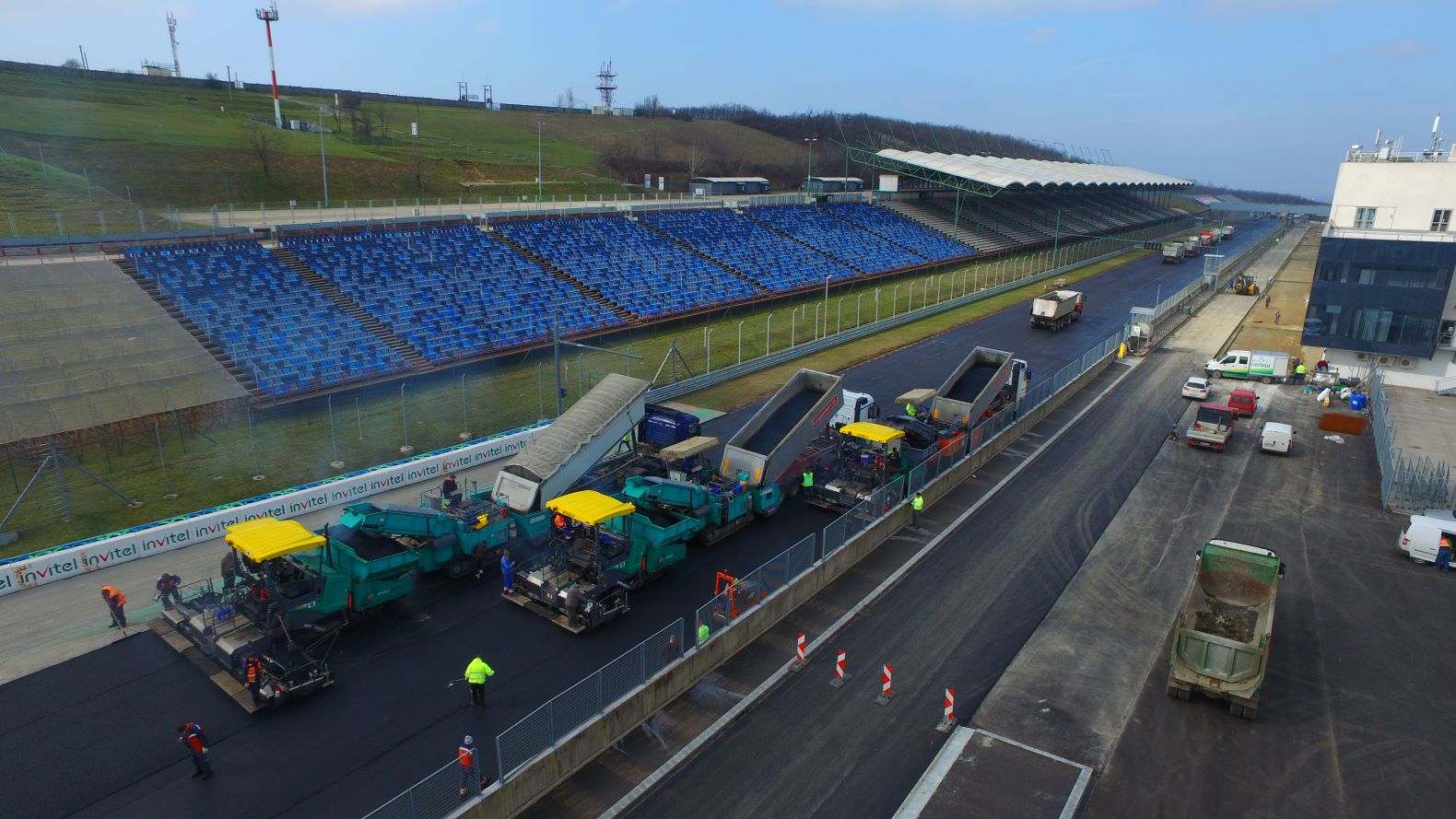 Hungaroring korszerűsítése  - Vej- og brobyggeri