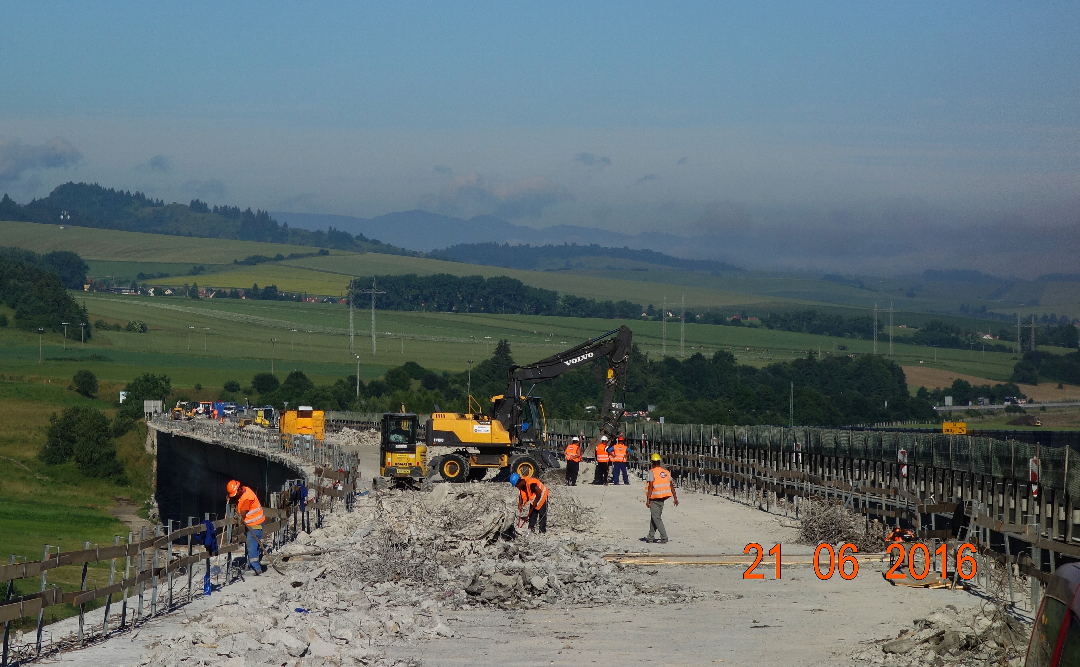 Oprava diaľničného mosta ev. č. D1-220 Podtureň (1 038 m) - Vej- og brobyggeri