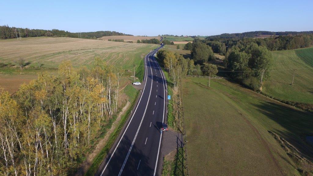 Silnice II/602 – rekonstrukce úseku Pelhřimov – hranice kraje - Vej- og brobyggeri