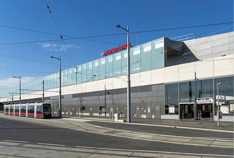 U-Bahnlinie 2, Baulos 14 - Station Hausfeldstraße - Jernbaner