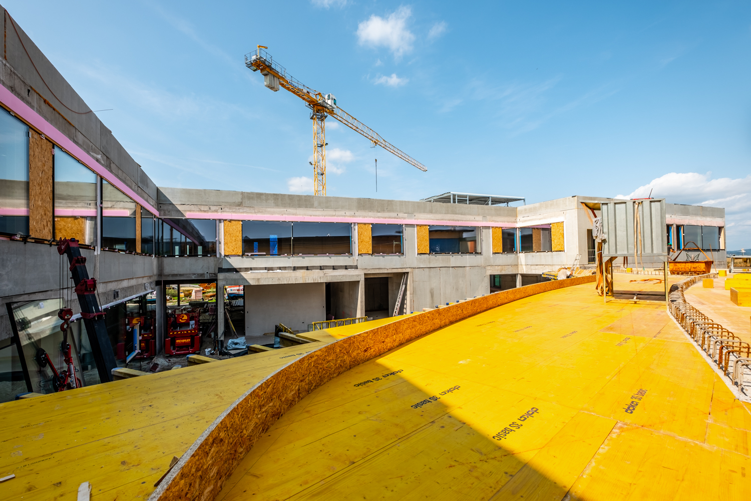 Neubau Schulungszentrum Hargassner Weng - Byggearbejde